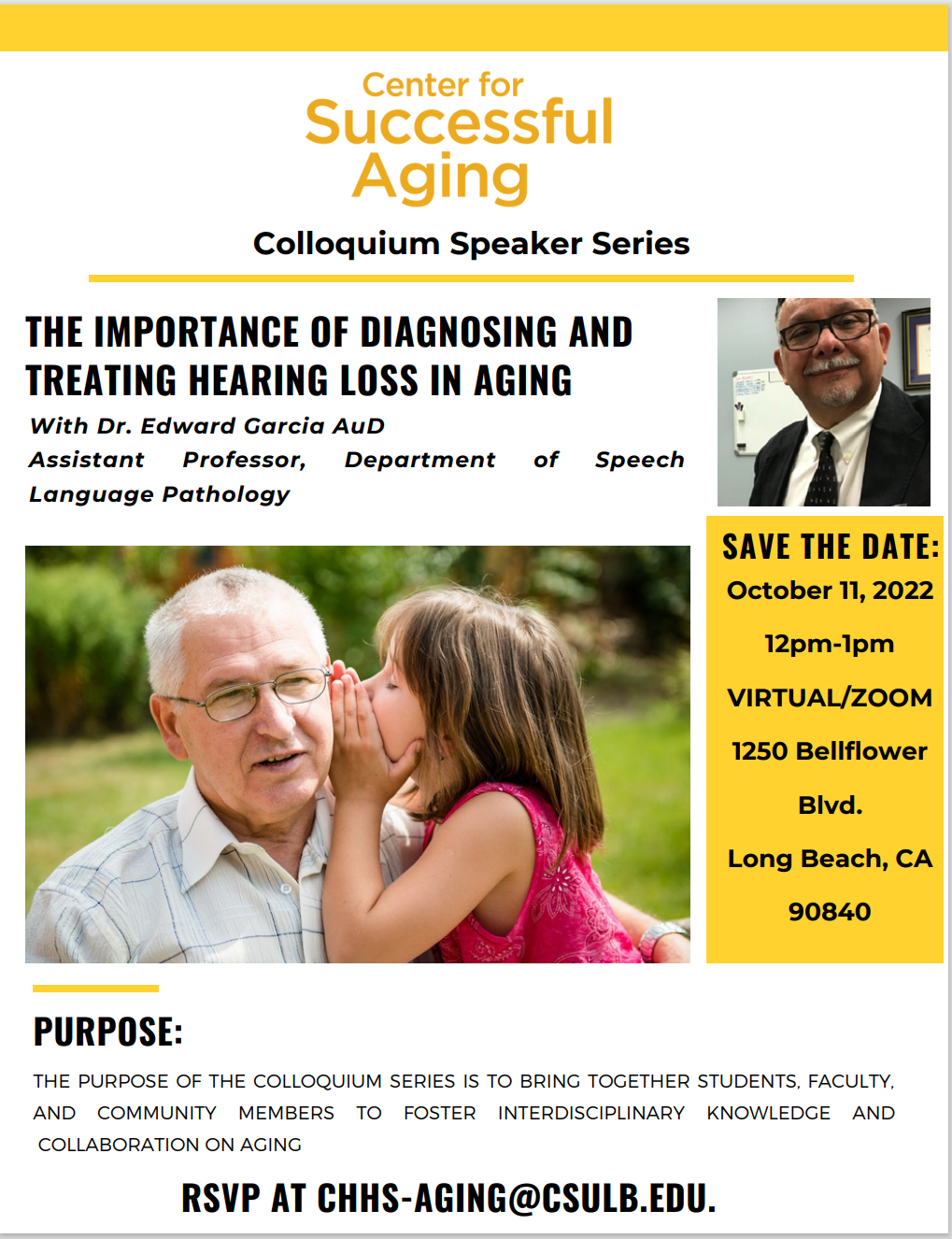 Colloquium Speaker Series Fall 2022 California State University 