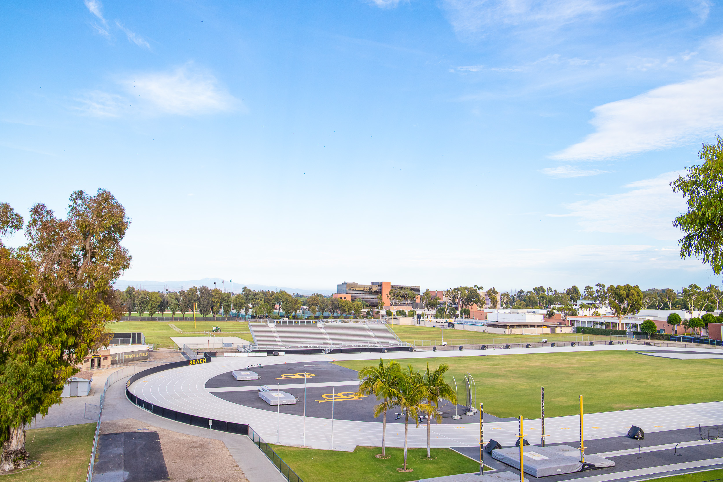 view from parking structure