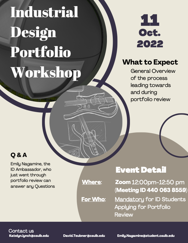 Industrial Design Orientation Flyer