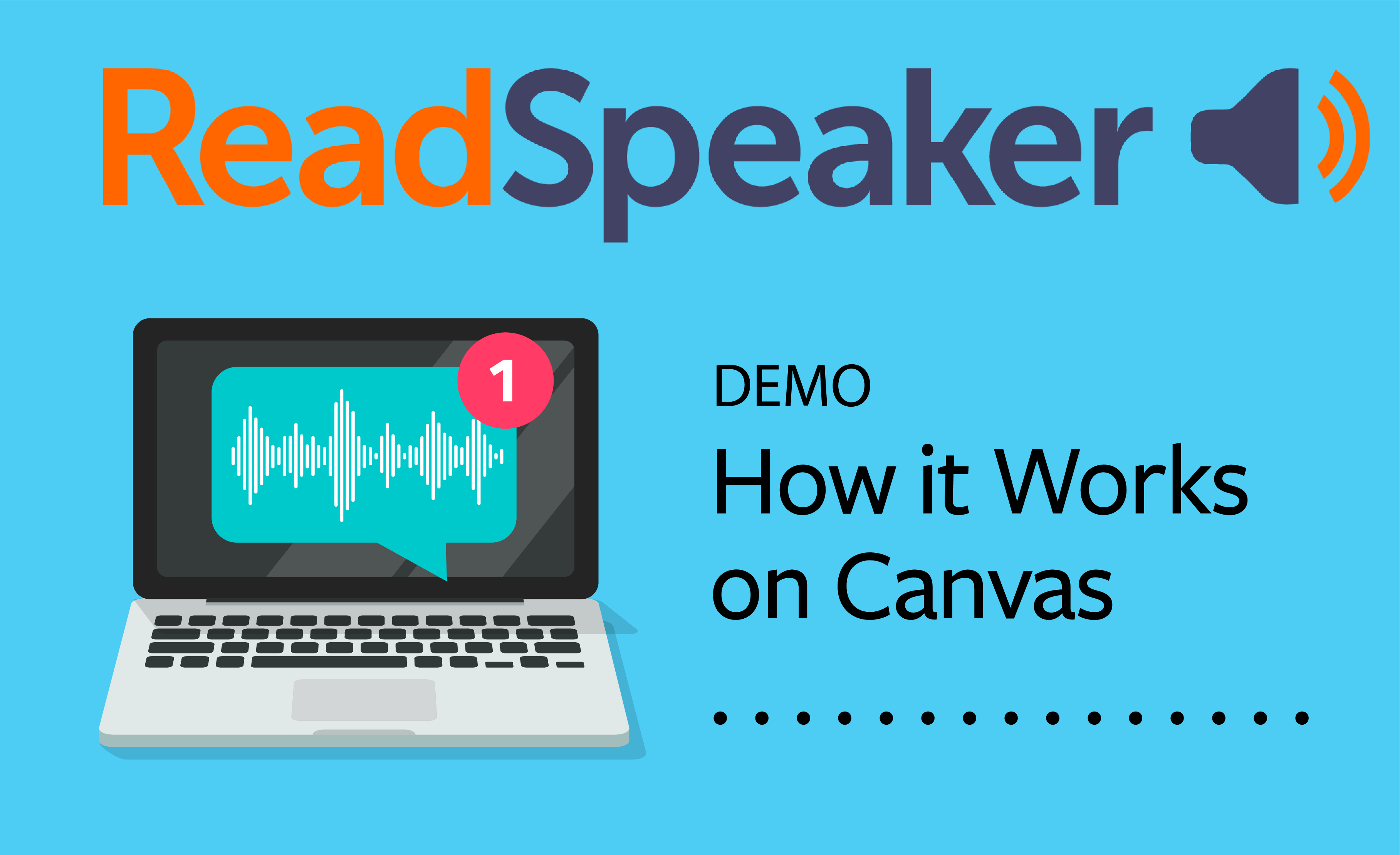readspeaker how it works on canvas