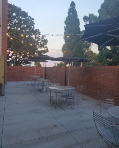 Patio outside the CSULB Community Clinic