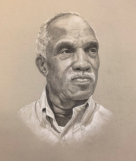 Portrait of veteran Charles Smart