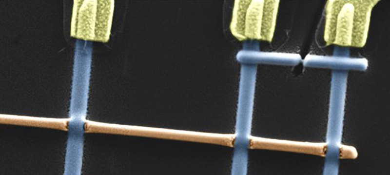 bismuth nanowire connected to superconducting electrodes