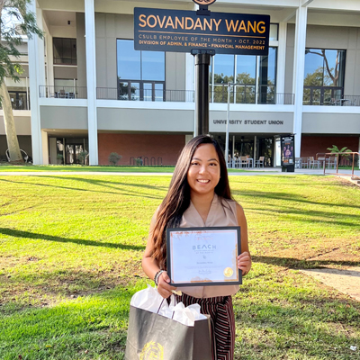 Sovandany Dang, October employee of the month