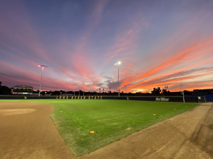 ATH Softball Lighting ATH Softball field at night