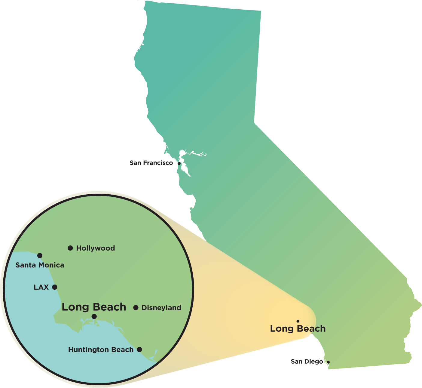 california map