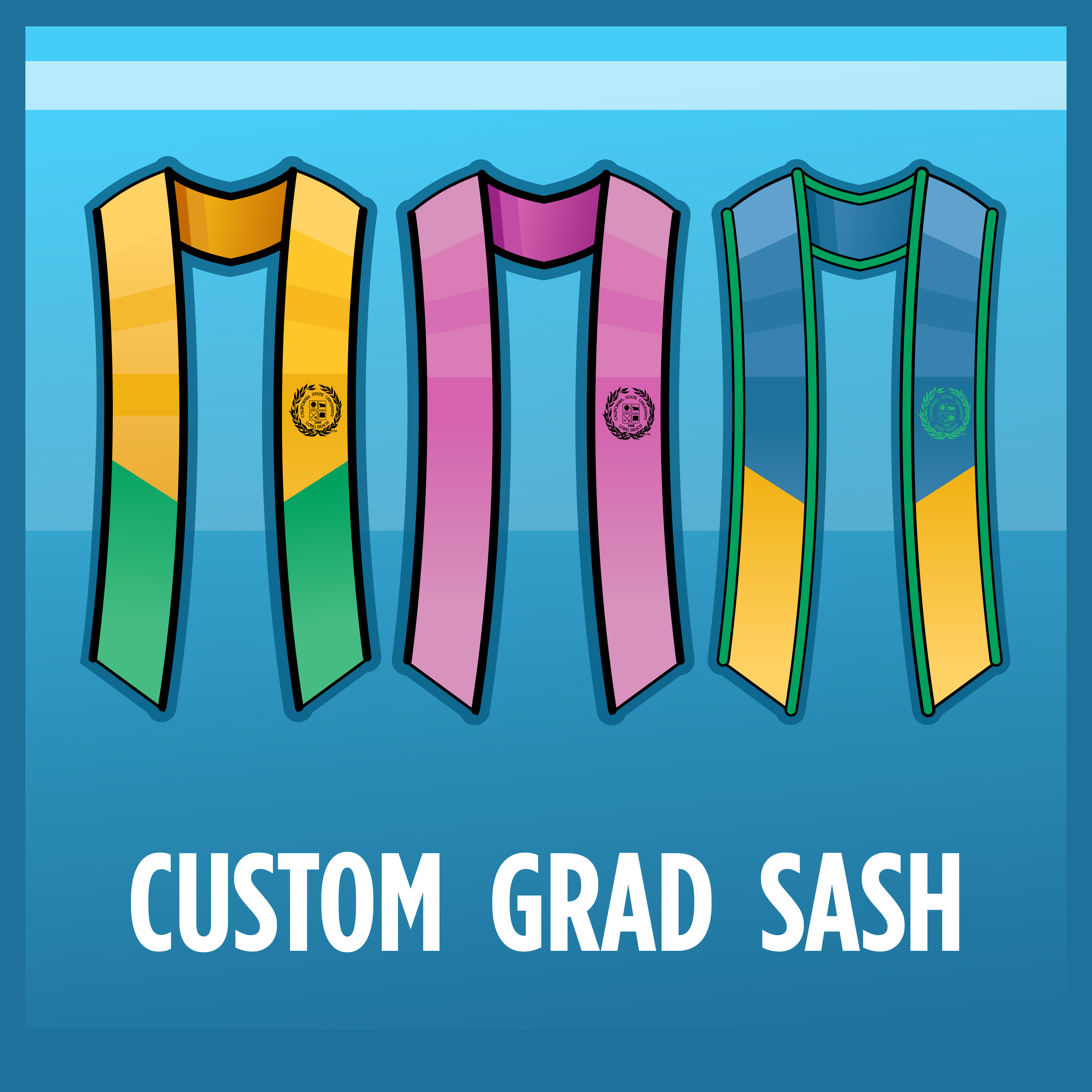 Custom Grad Sash