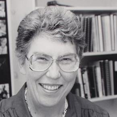 Late professor Dot Goldish portrait