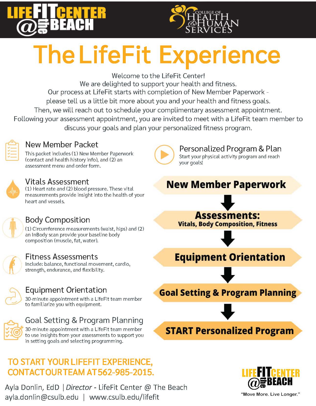 The LifeFit Experience The LifeFit Experience