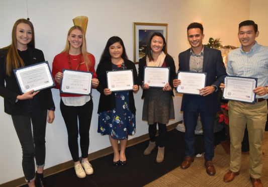 Fall 2018 Internship Essay Winners