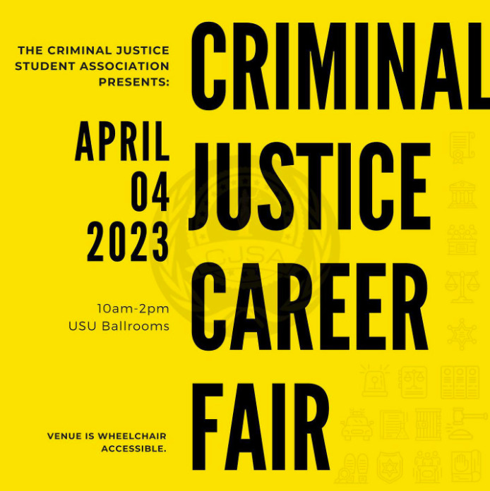CSULB CJSA Criminal Justice Career Fair Flyer