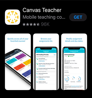 canvas teacher app screenshot from app store