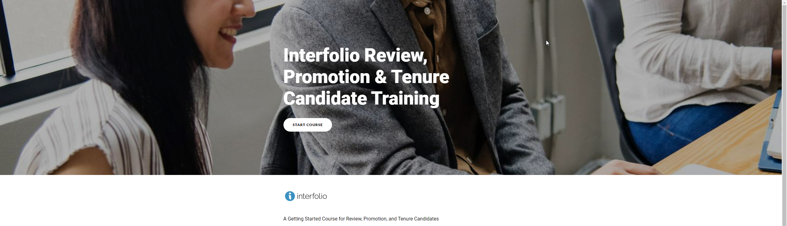 RPT Candidate Training powered by Interfolio RPT Candidate Training powered by Interfolio