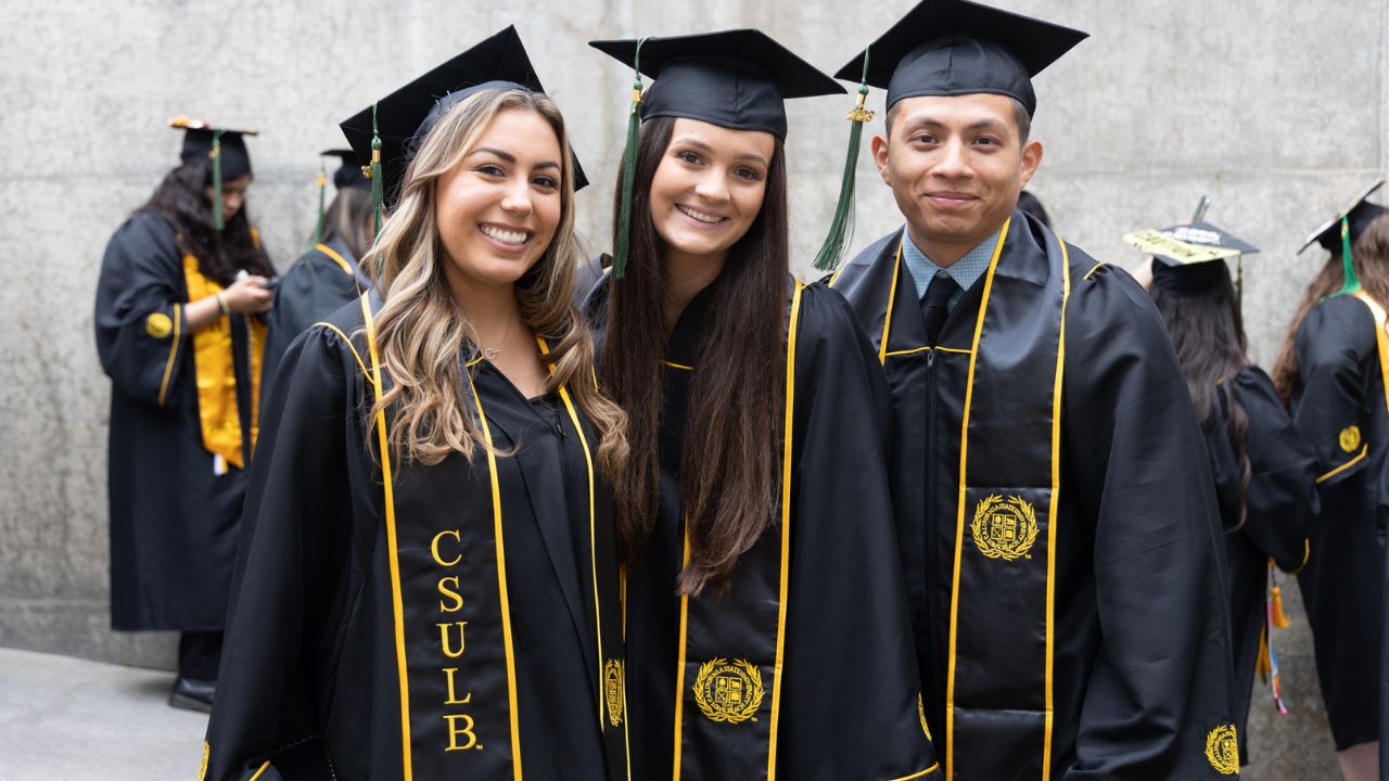 Students at Commencement