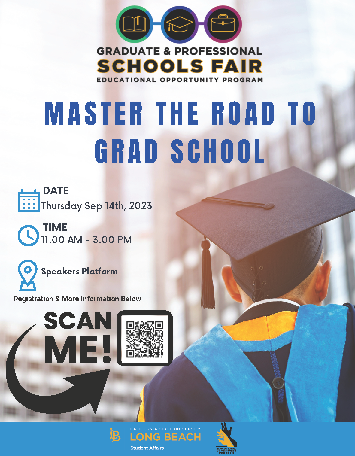 Grad Fair 2023 Main Flyer ADA compliant Print Material