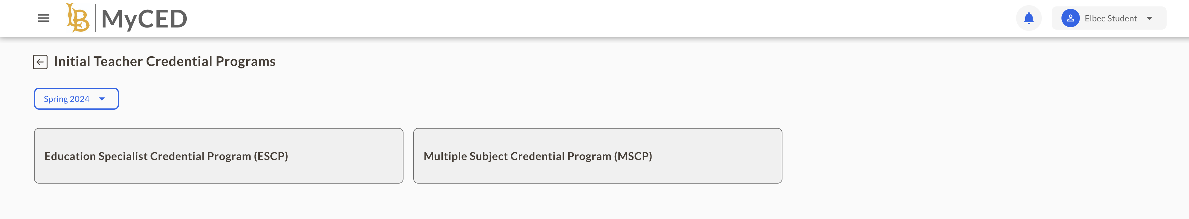 credential Programs