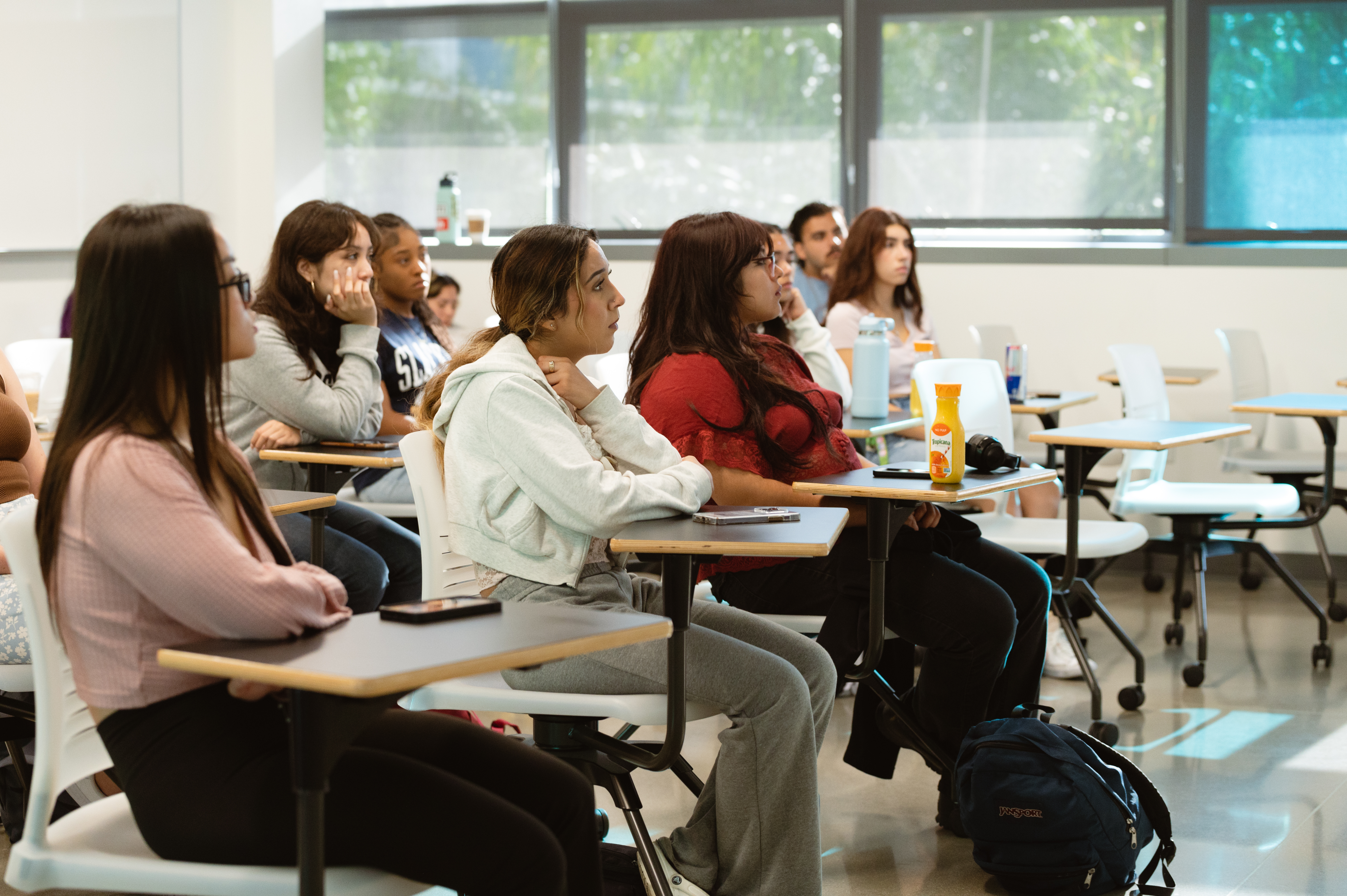 Beach XP students attend class in the CPaCE building.