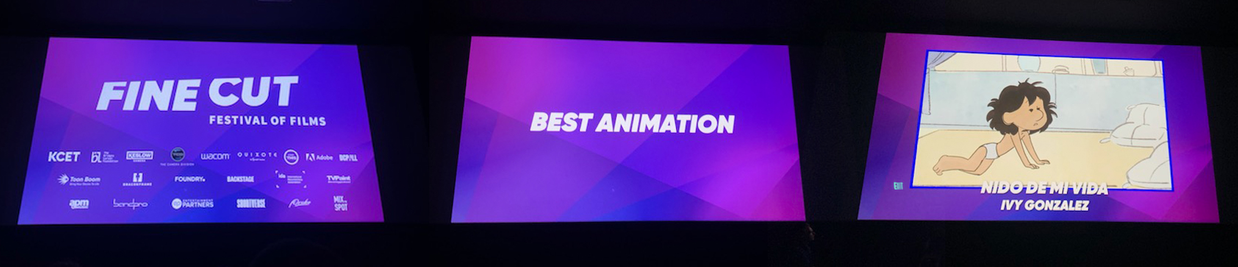 Animation Still from KCET Awards Animation Still from KCET Awards