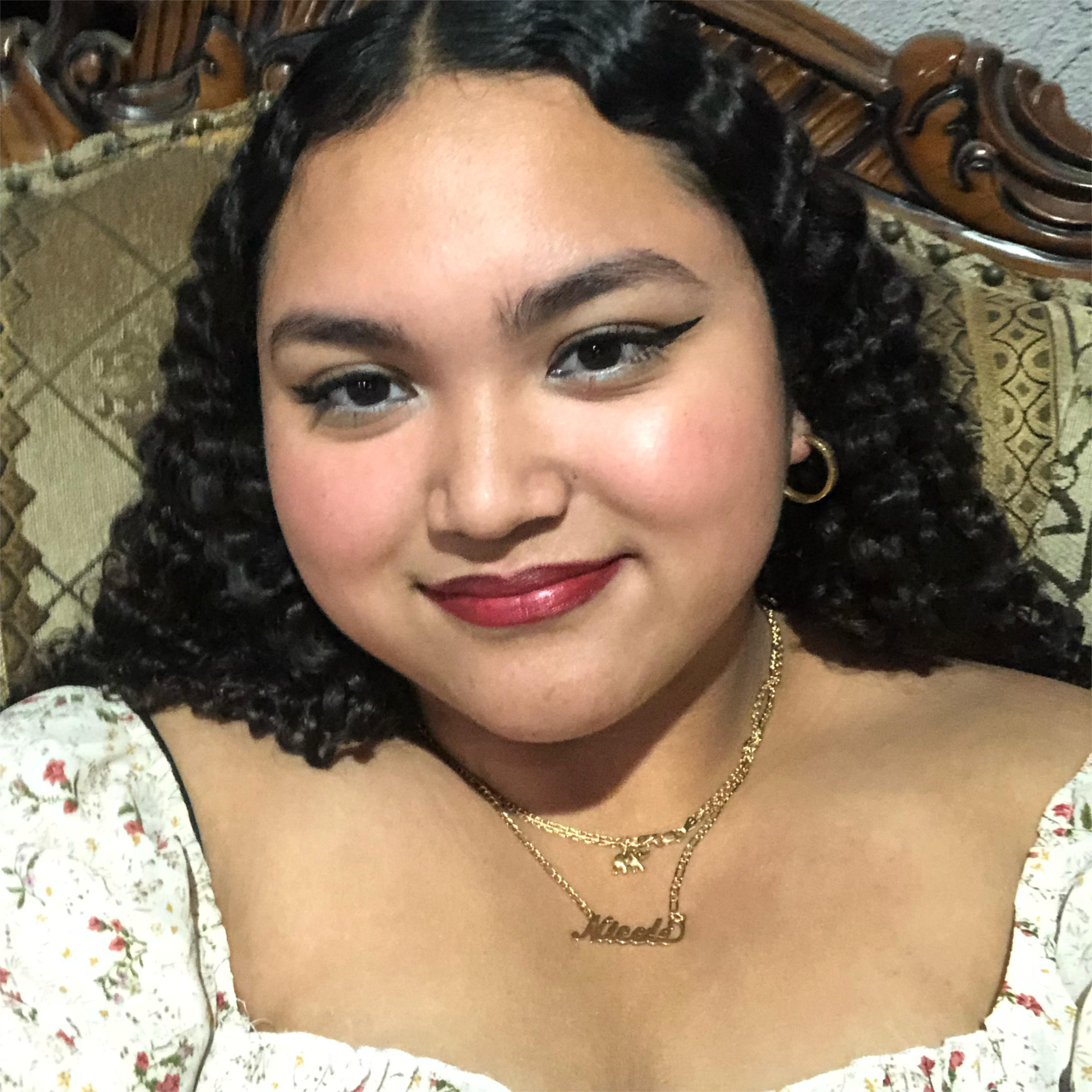 A photo taken of Nicole Romeo.