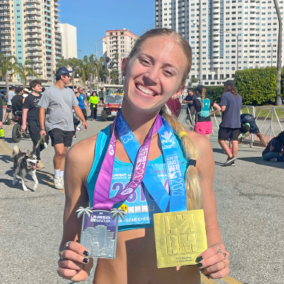 Ryley Fick won the Long Beach Marathon