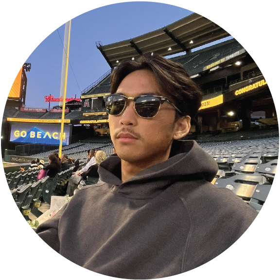 A photo of Matthew Herrera in a stadium.