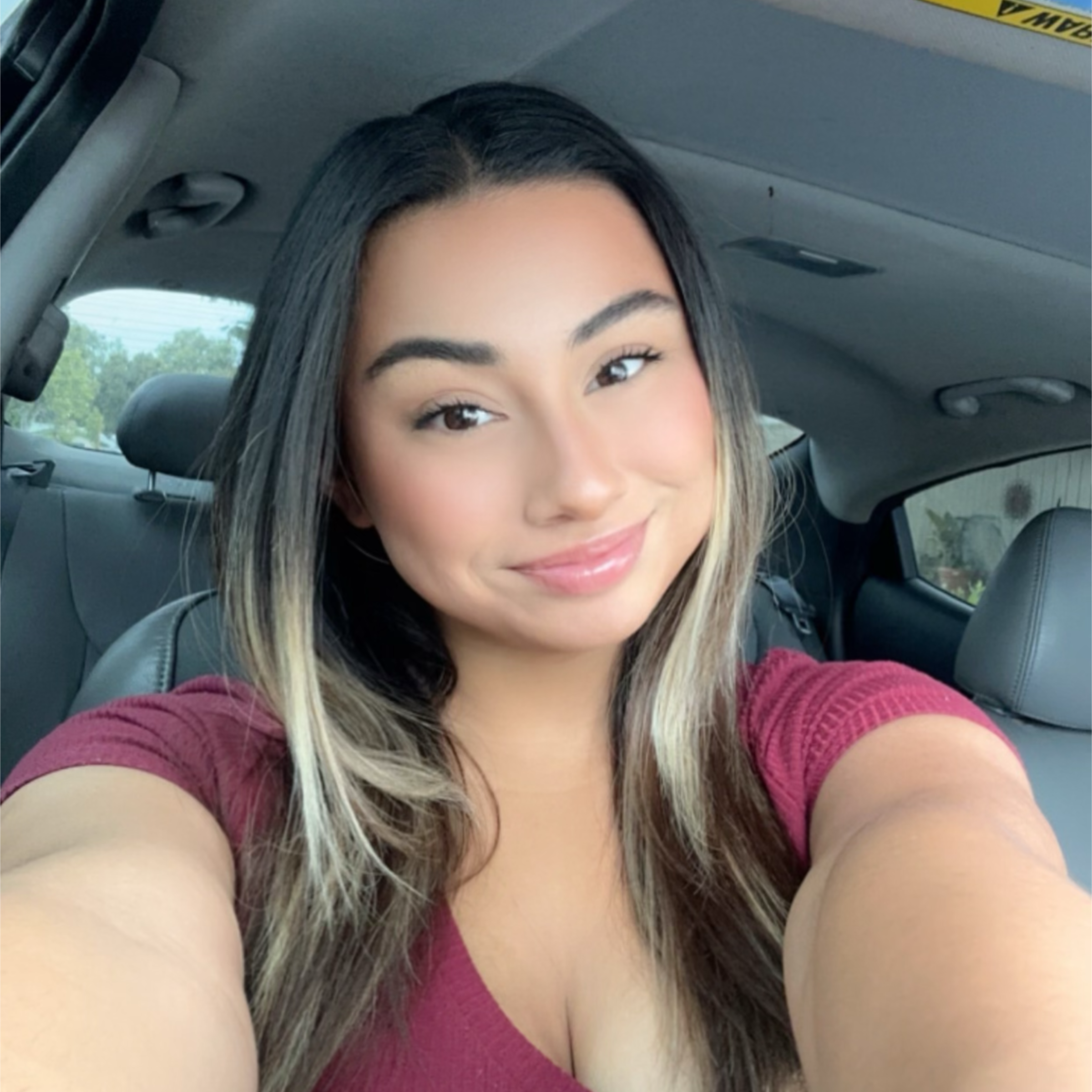 A selfie taken of Pearl Lambarena.