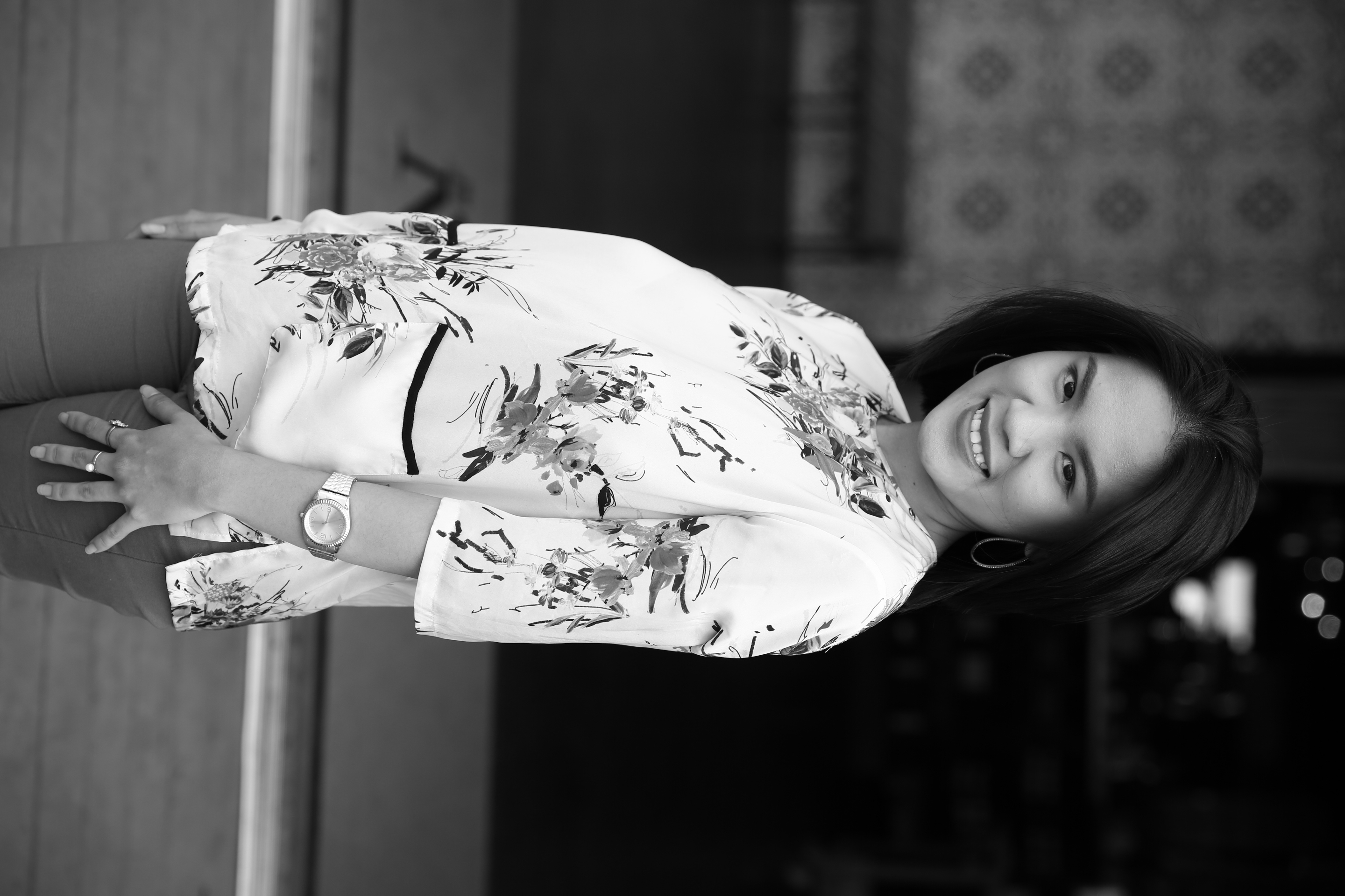 Photo of Danthu in front of building.