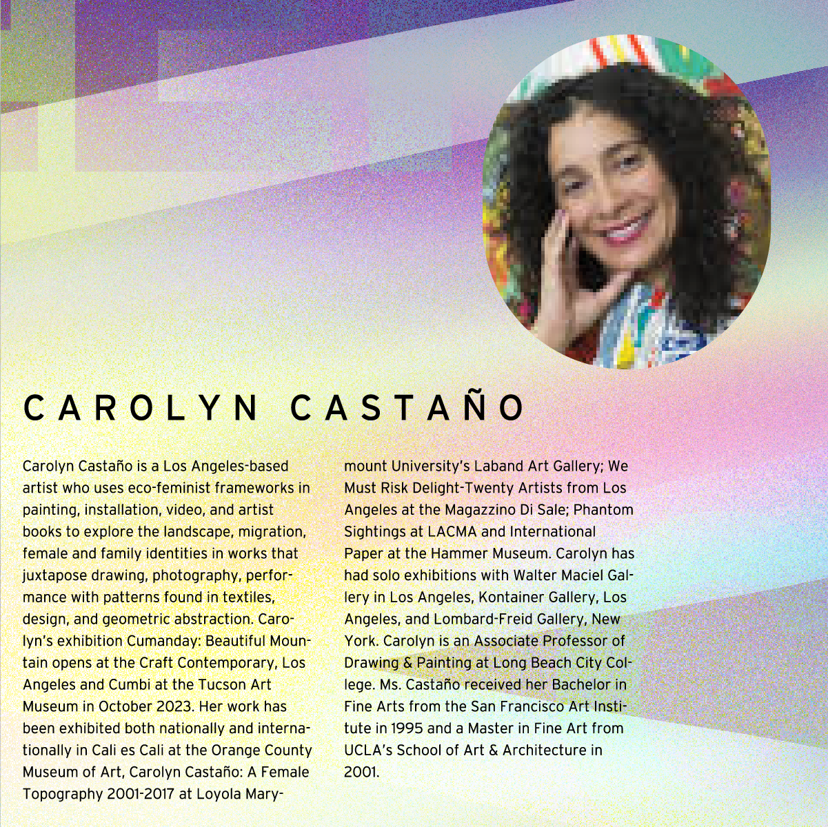CSULB School of Art - Graduate Critique Week - Visiting Artist Carolyn Castaño CSULB School of Art - Graduate Critique Week - Visiting Artist Carolyn Castaño