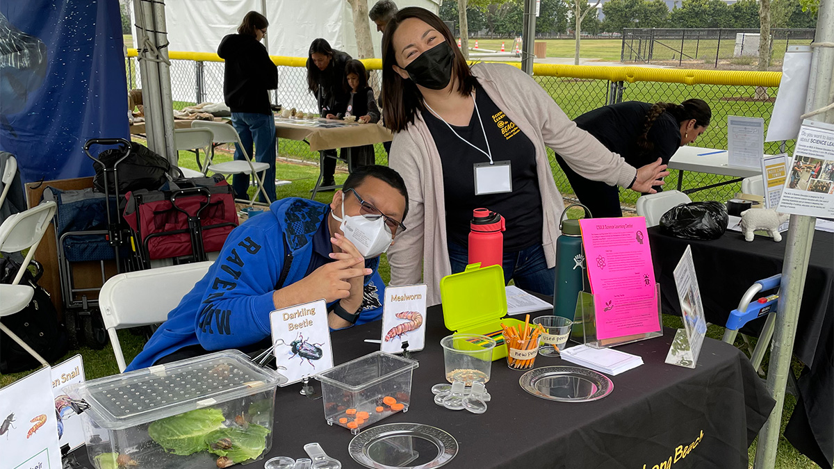 Science Learning Center educators at an outreach event