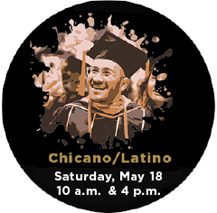 Chicano/Latino Saturday, May 18 at 10am and 4pm