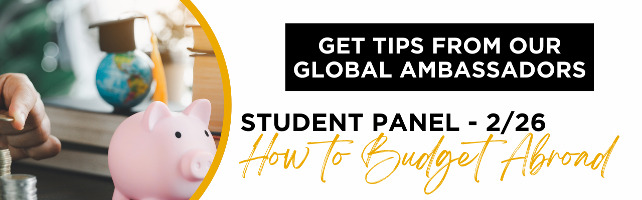 How to Budget Abroad Panel