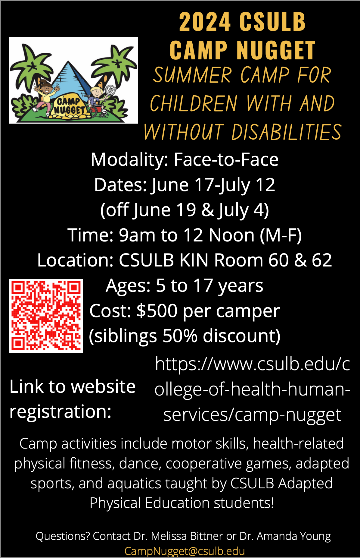 Camp Nugget flyer