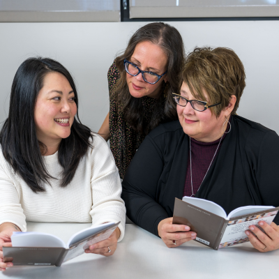 Michelle Chang, Bonnie Gasior and Beth Manke From left, Michelle Chang, Bonnie Gasior and Beth Manke