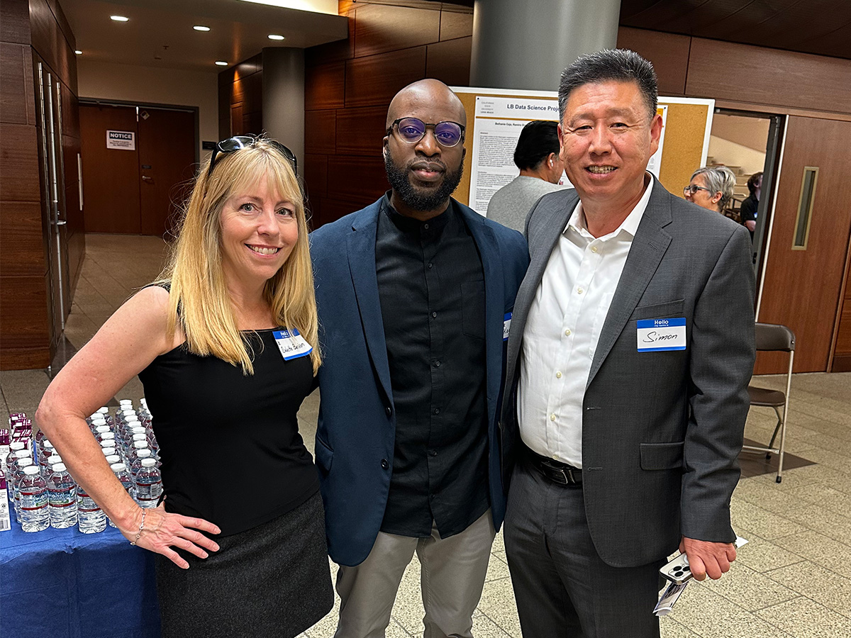 Babette Benken, Kagba Suaray, and Simon Kim