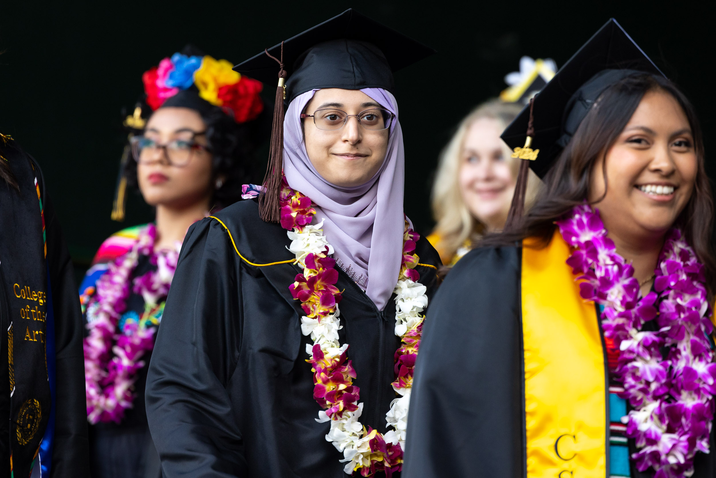 Women graduates at CSULB's Commencement