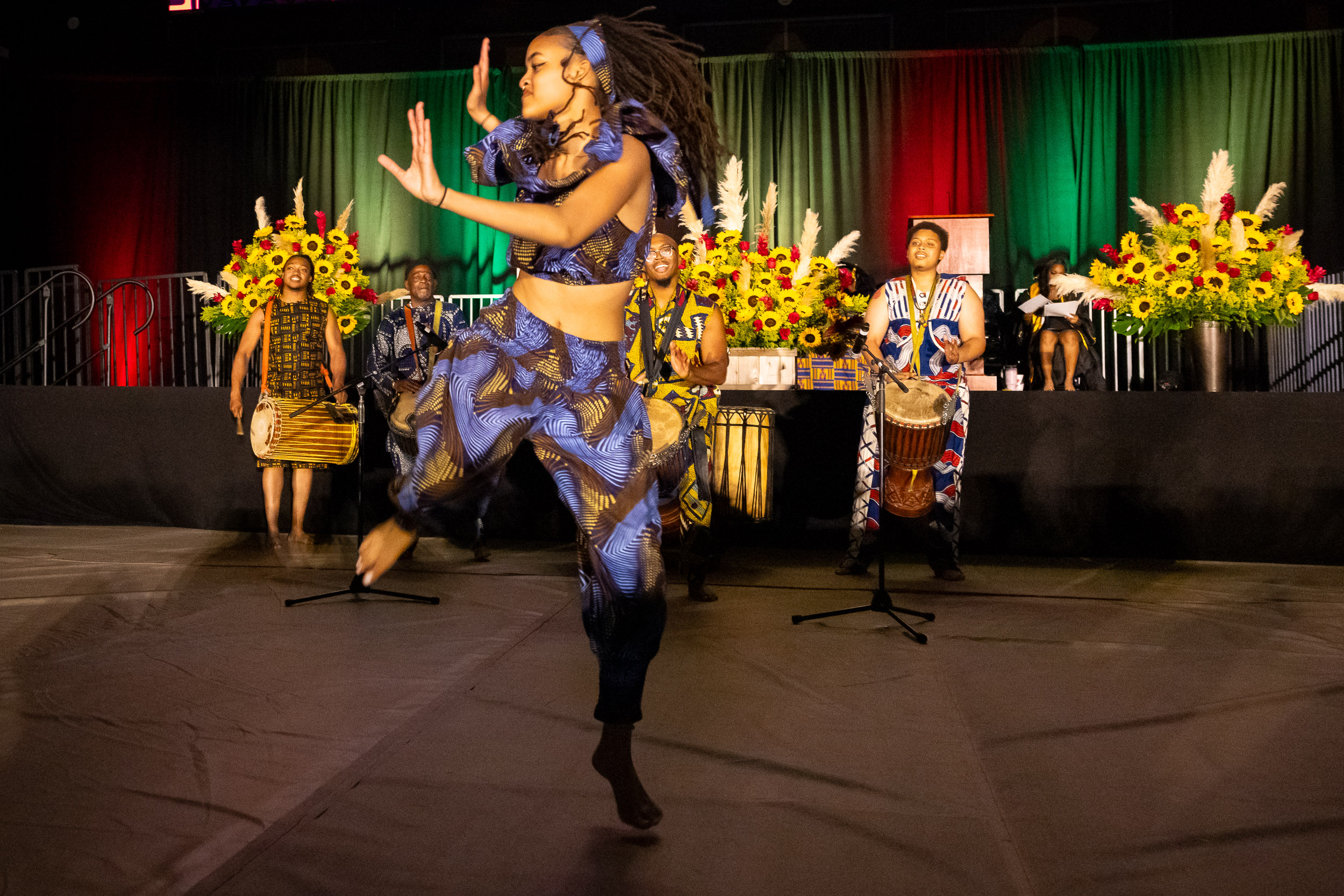 Woman dancer at celebration