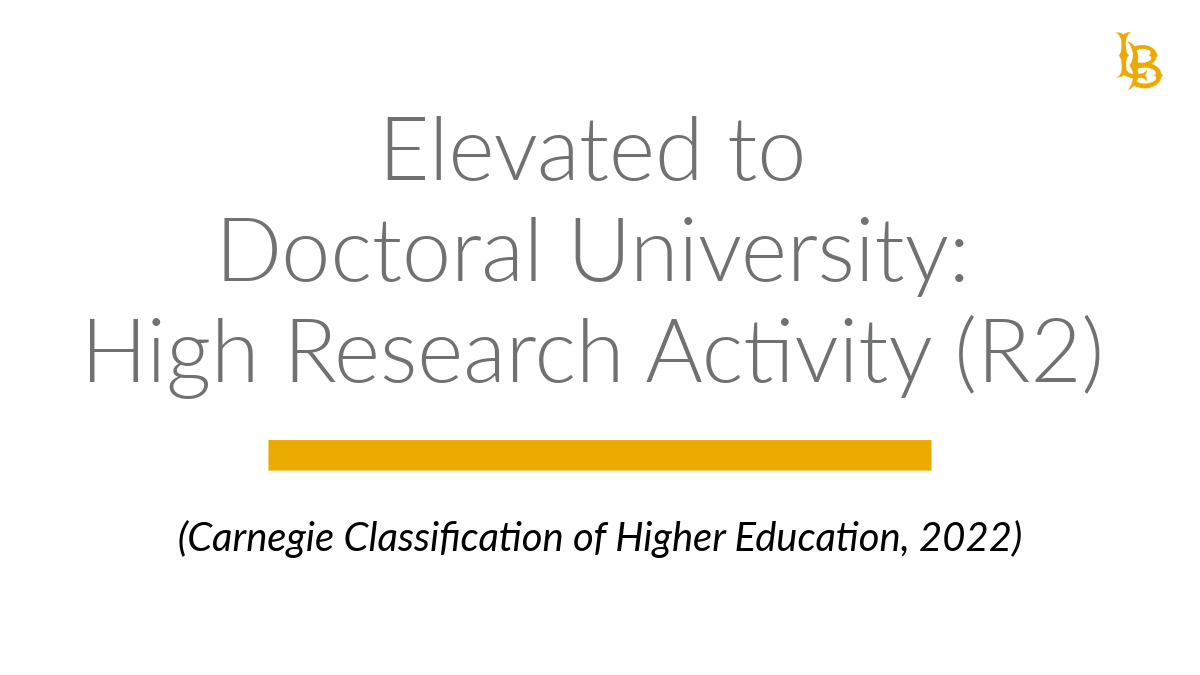 Elevated to Doctoral University Status