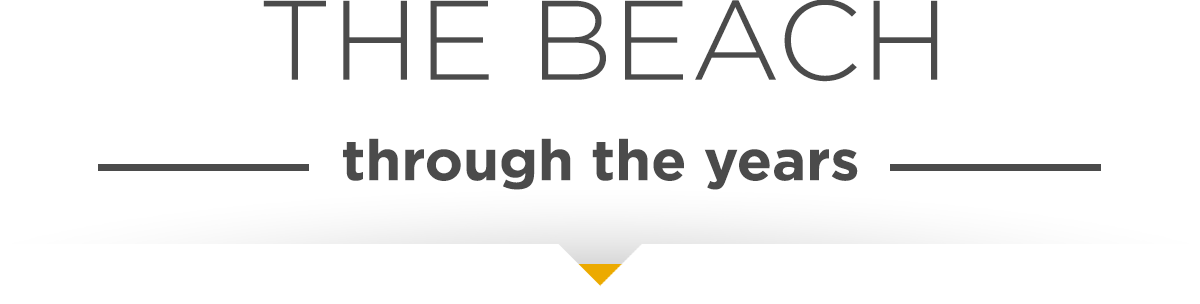 The Beach Through the years