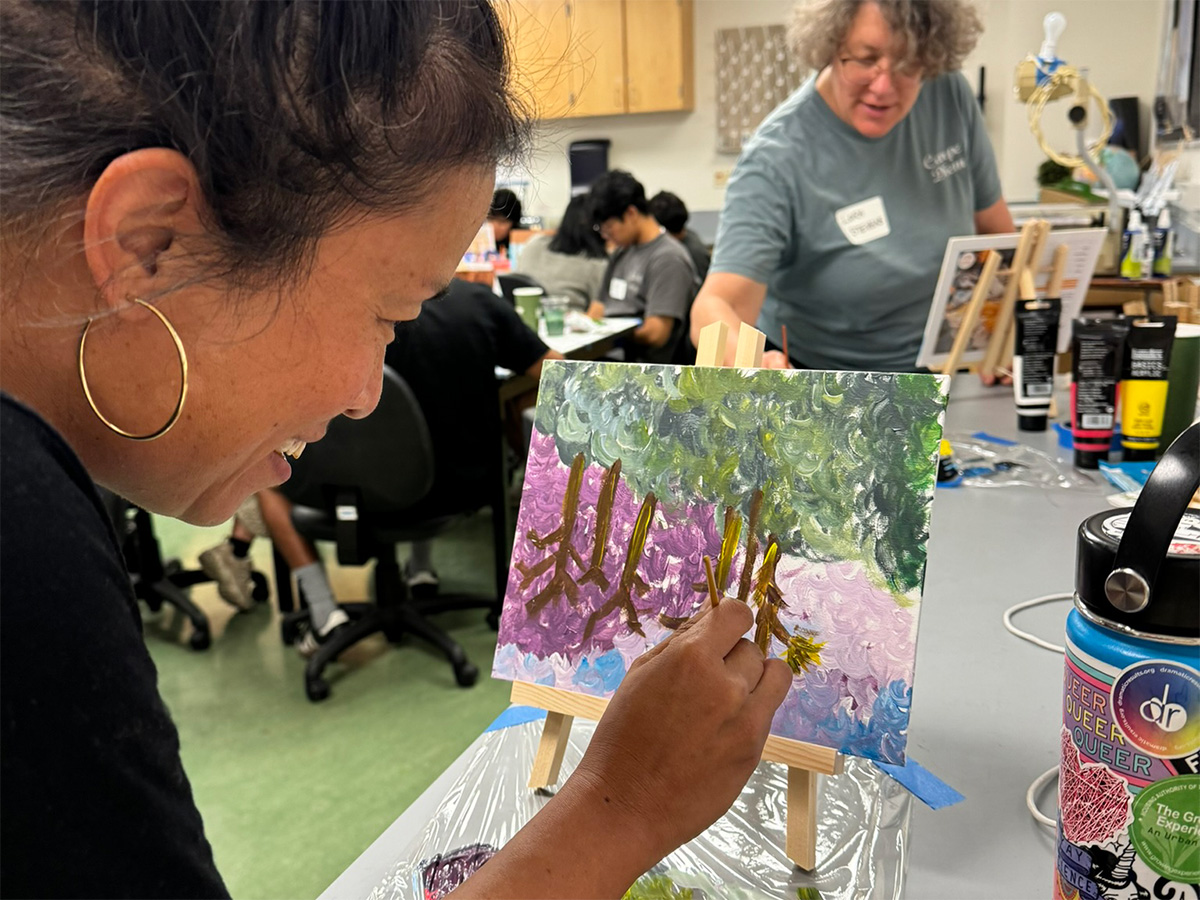 painting session