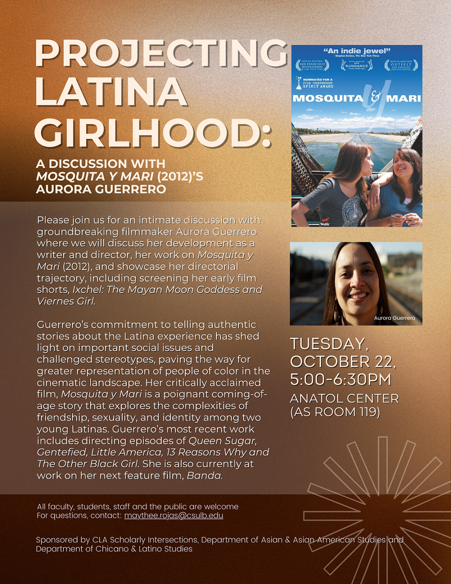 Projecting Latina Girlhood Discussion Flyer