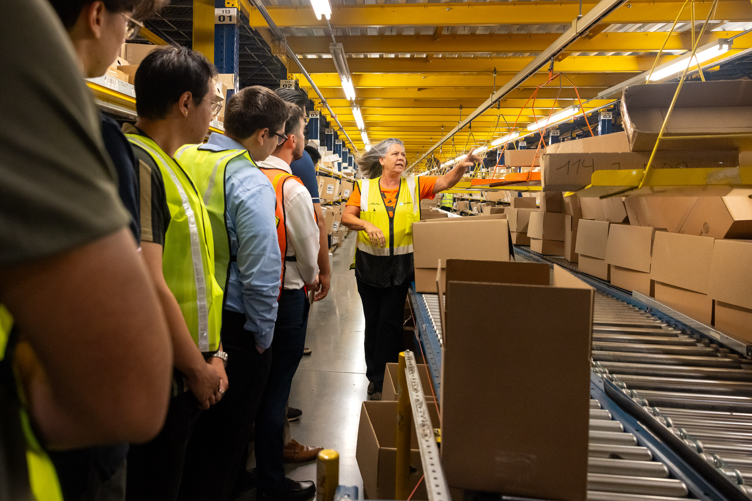 Supply chain management students explore opportunities in the classroom, field