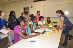 interns doing activity