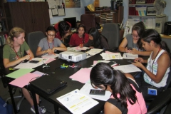 interns doing activity