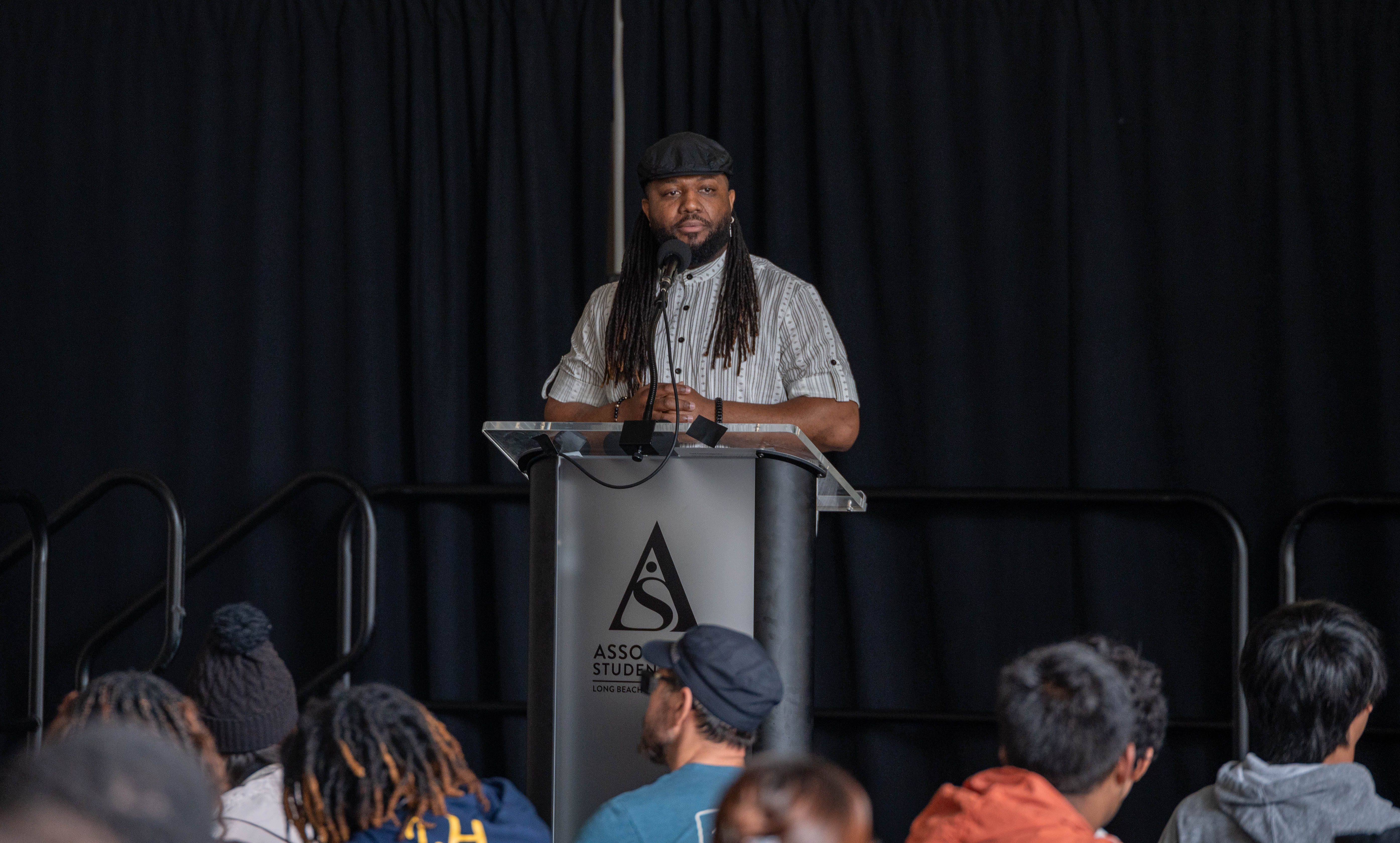 Demetri Kelly at MLK Celebration Demetri Kelly at MLK Celebration