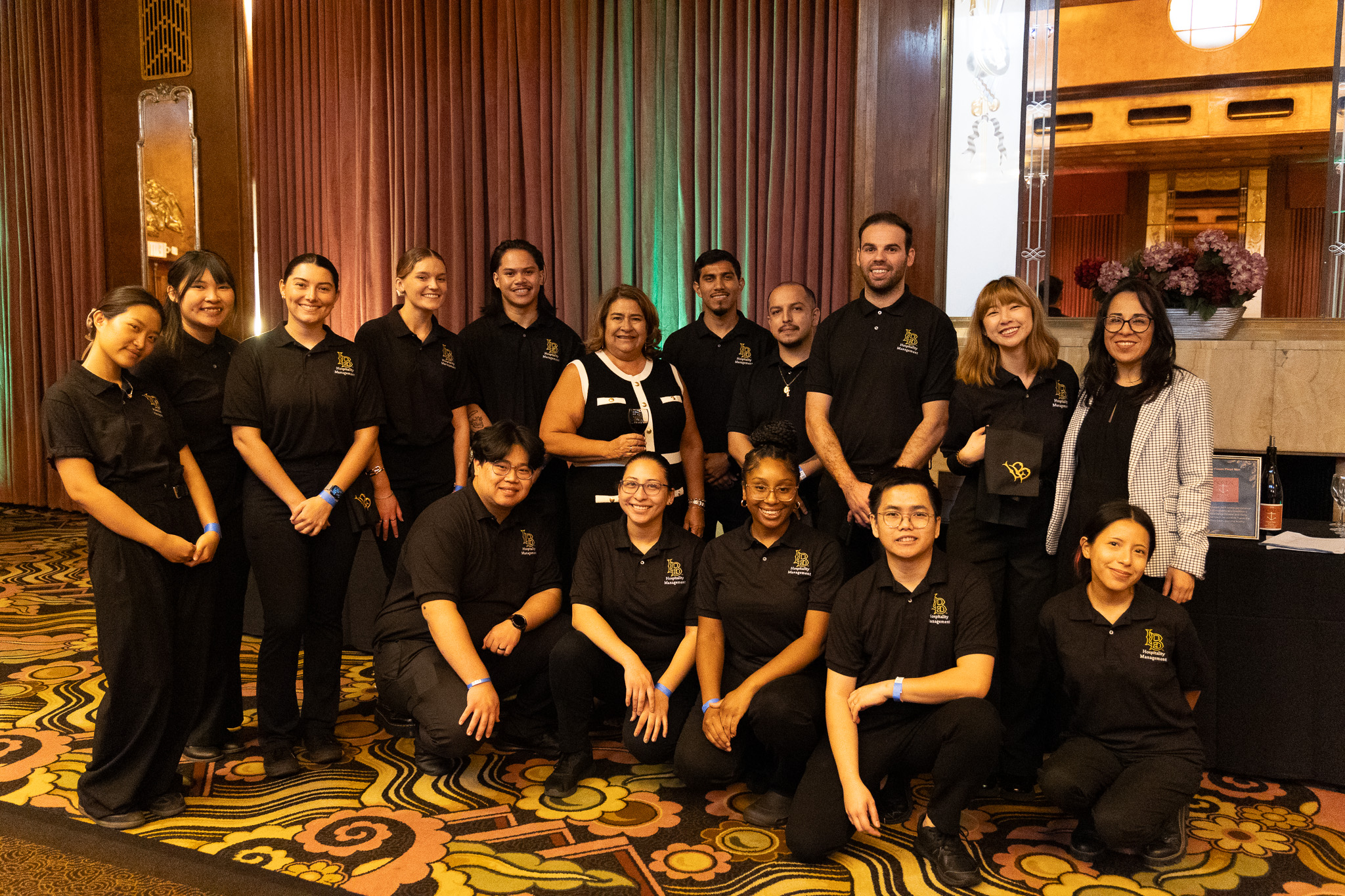 Fall wine event group