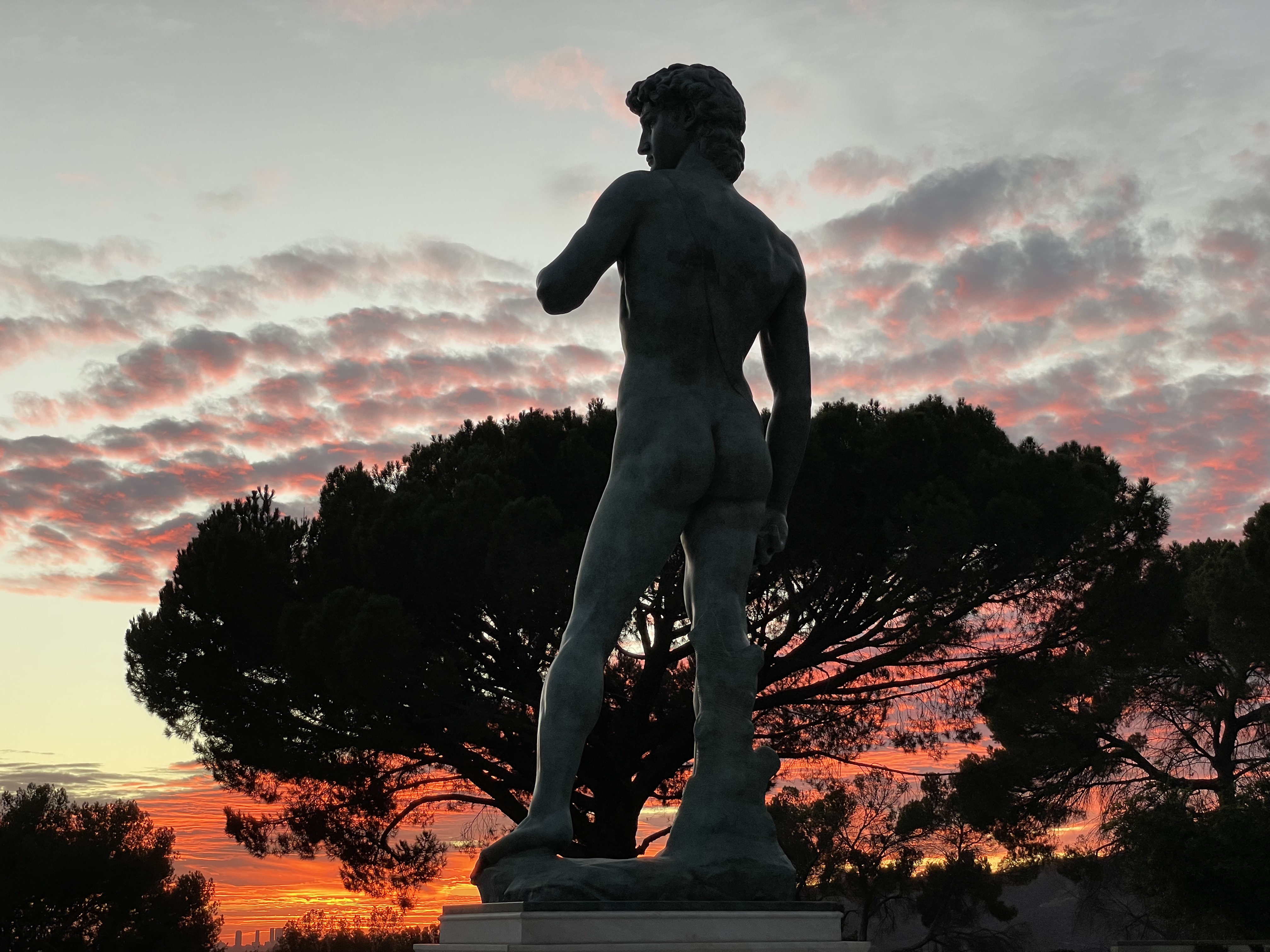 David statue at Forest Lawn