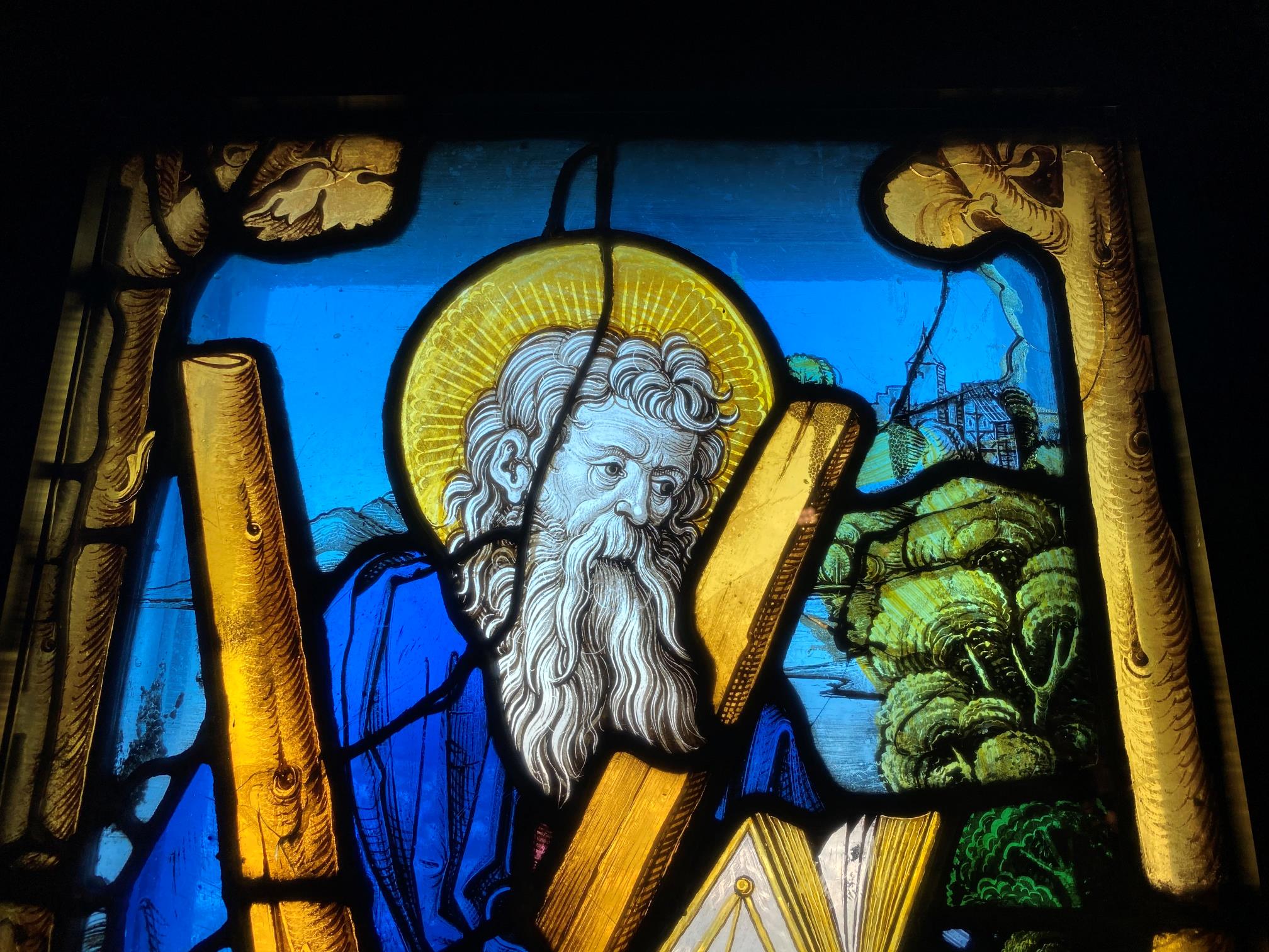 Stained glass window