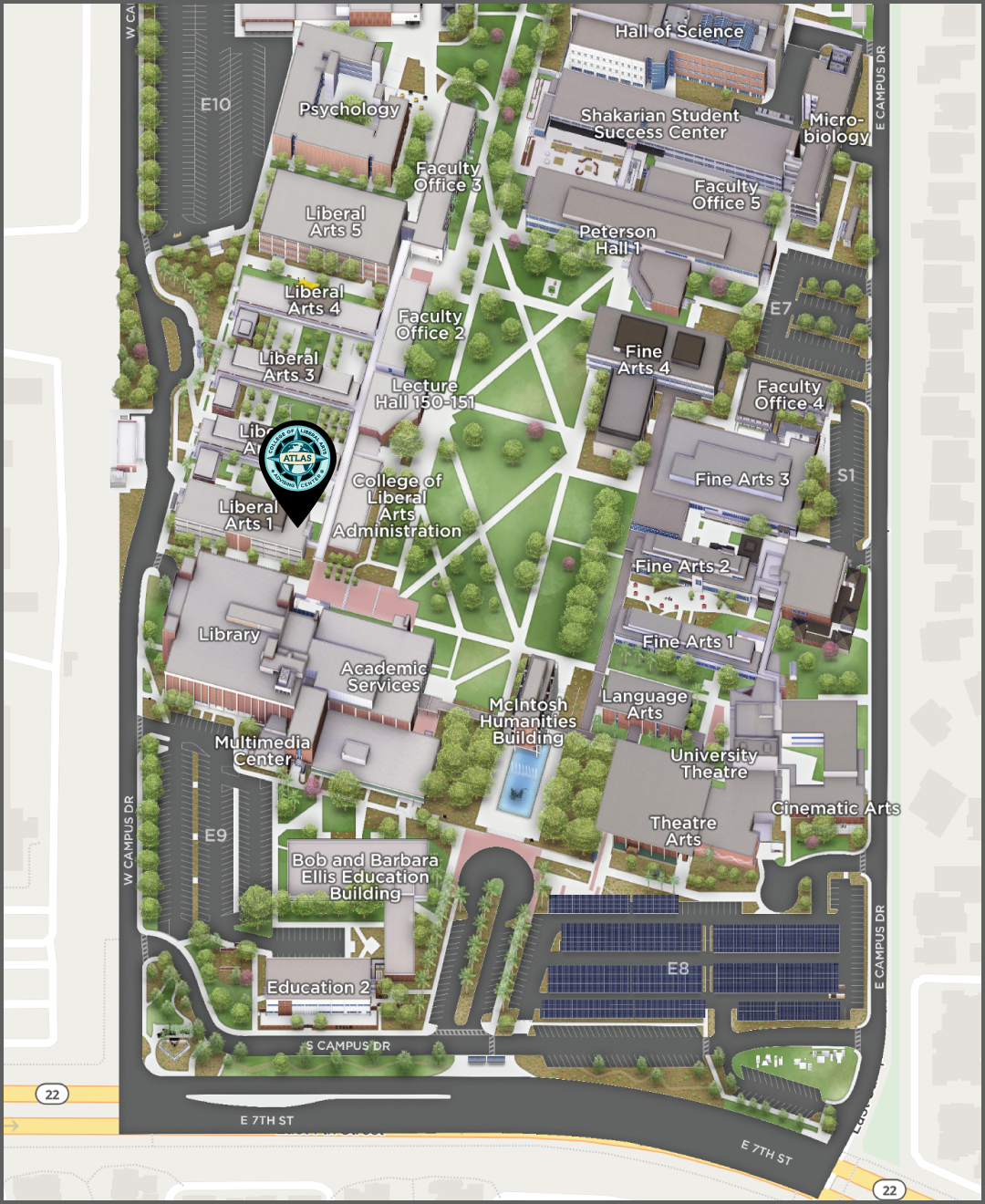 ATLAS Location Map ATLAS Location Map