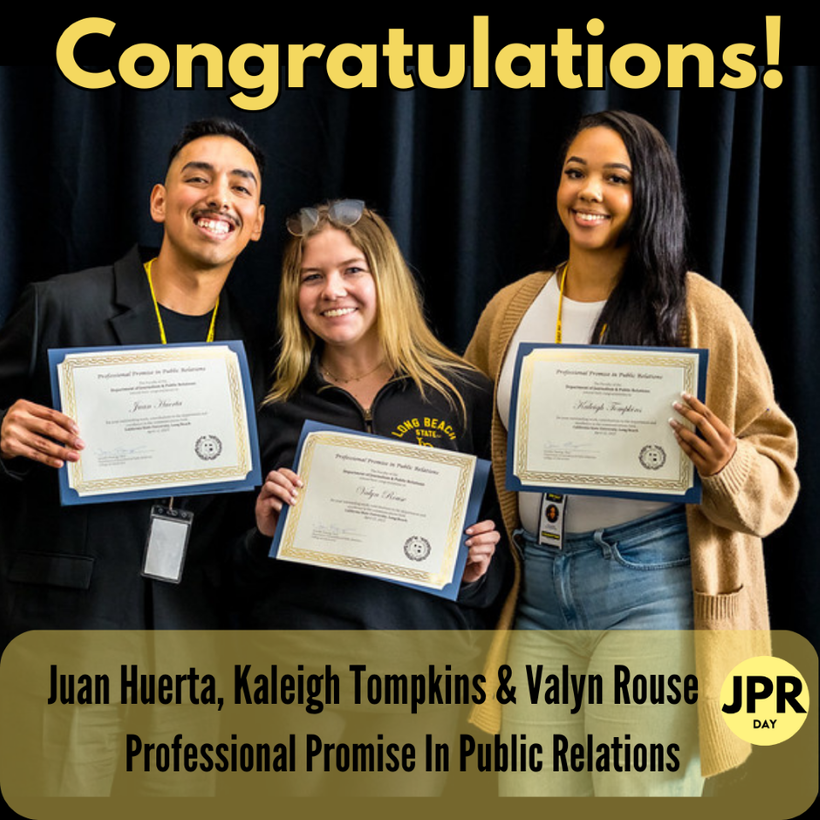 Juan Huerta, Kaleigh Tompkins and Valyn Rouse