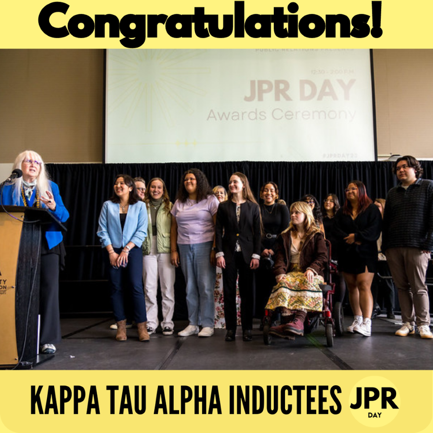 Kappa Tau Alpha Inductees